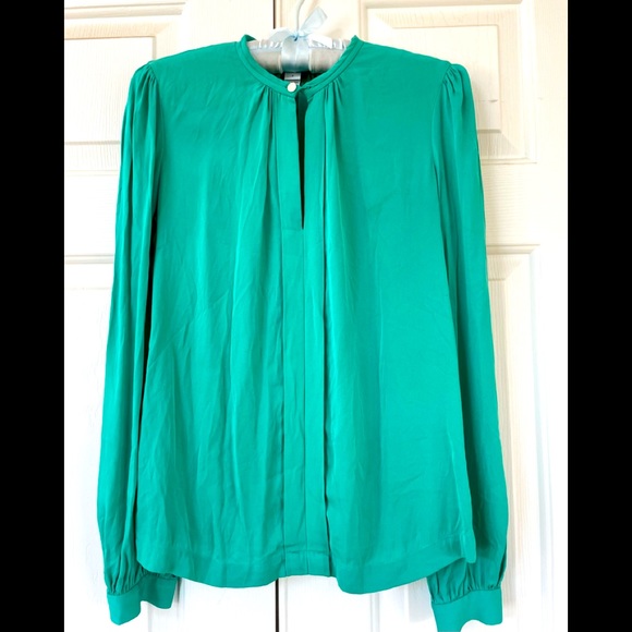 Diane Von Furstenberg long Sleeve Blouse - Picture 1 of 6